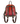 leather mirror work backpack