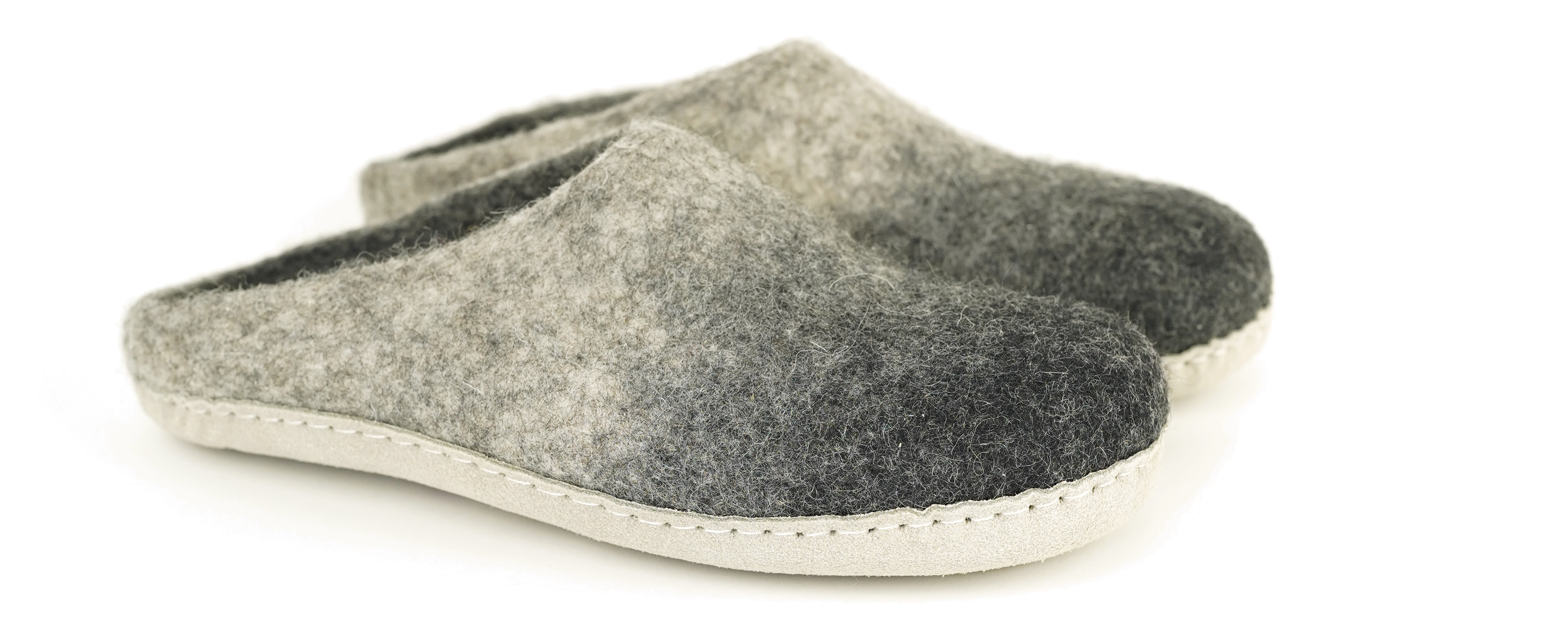 Chaussons en laine feutrée