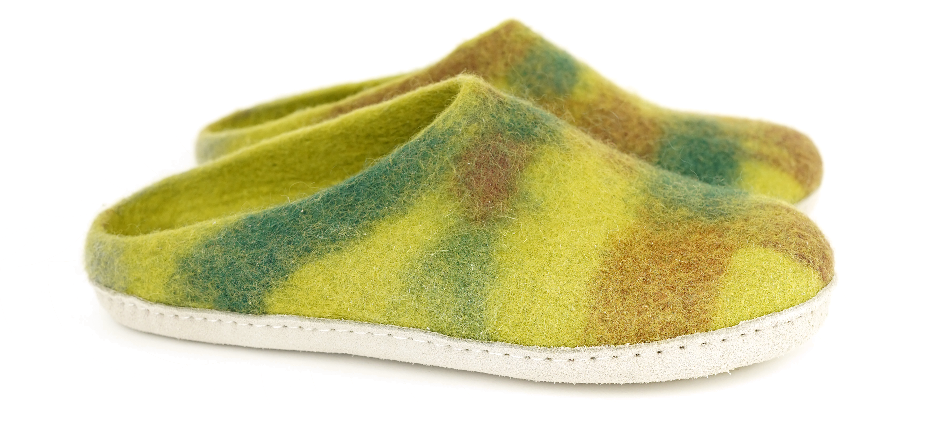 Chaussons en laine feutrée