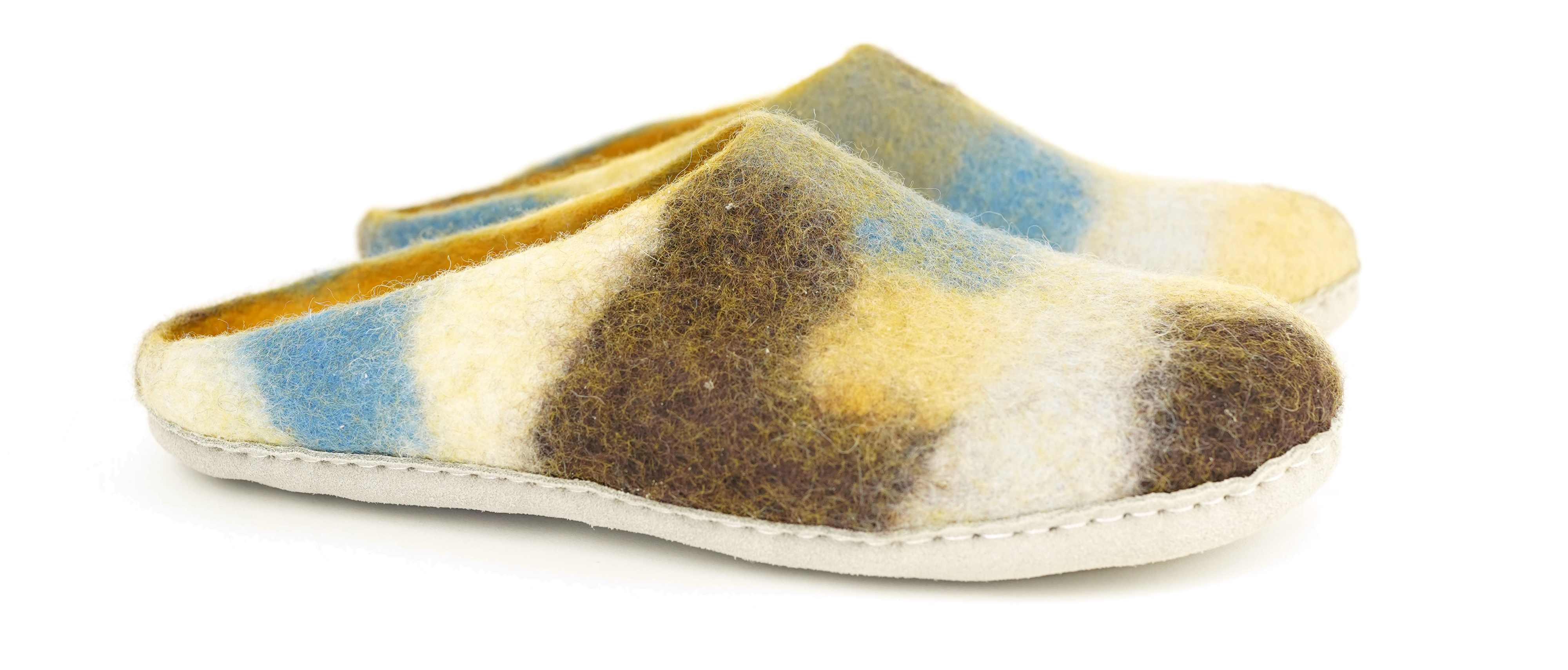 Chaussons en laine feutrée