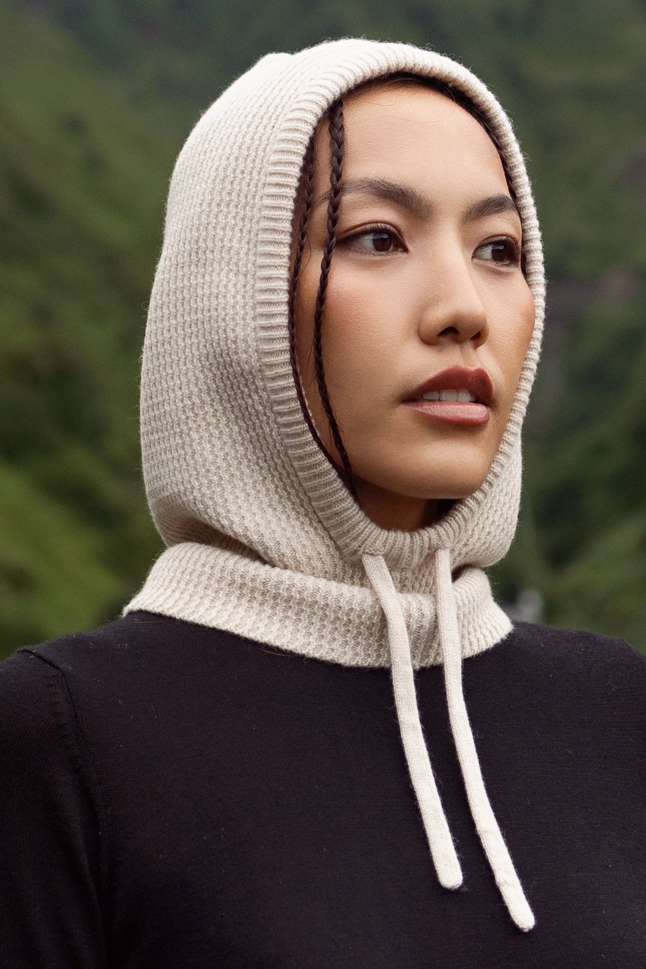 Cagoule en laine mérinos